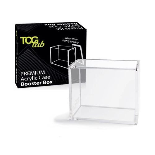 BOOSTER BOX Contenitore Espositore  Trasparente in Acrilico per Carte da Collezione 140x128x78mm (In Box (16x10x15cm)…x